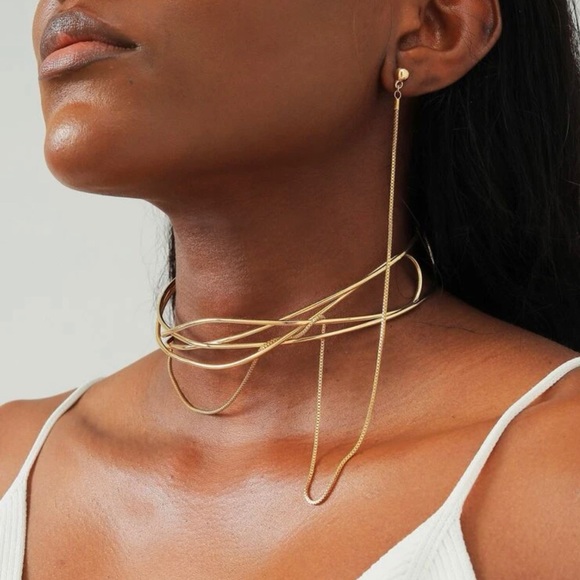 Jewelry - Minimalist Statement Futuristic Choker Necklace